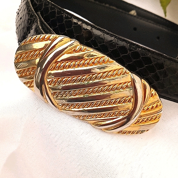 Leather Shop Snakeskin Belt - Picture 2 of 7